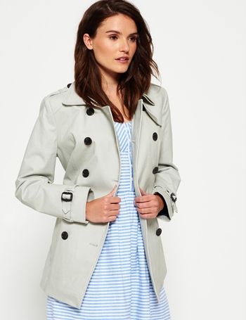 superdry trench coat women