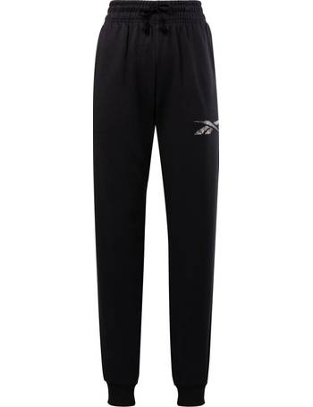 Doorbuster Reebok Identity Vector Fleece Track Suit in BLACK