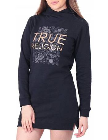 true religion hoodie dress