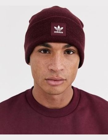 adidas maroon beanie