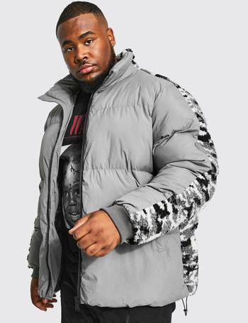 Shop boohooMAN Men's Grey Puffer Jackets up to 80% Off | DealDoodle