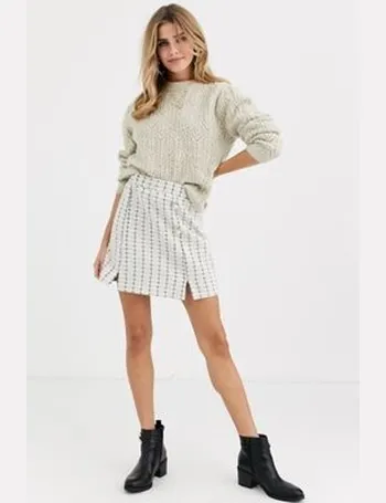 Grey skirt tesco best sale