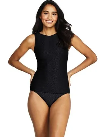 high neck tankini lands end