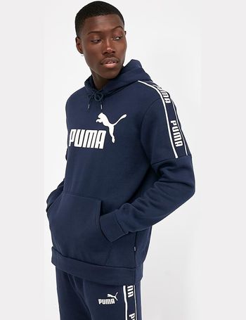 puma core overhead hoodie navy