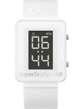 superdry pedometer watch