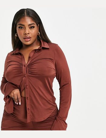 asos blouses plus size