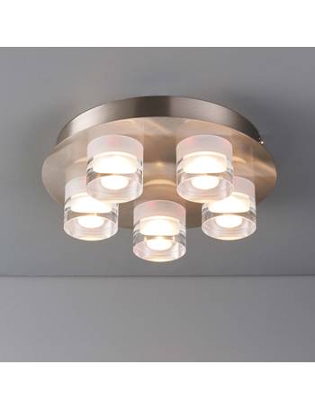 Colours Flush Ceiling Lights Up To 25 Off Dealdoodle - Reece Chrome Effect 3 Lamp Pendant Ceiling Light