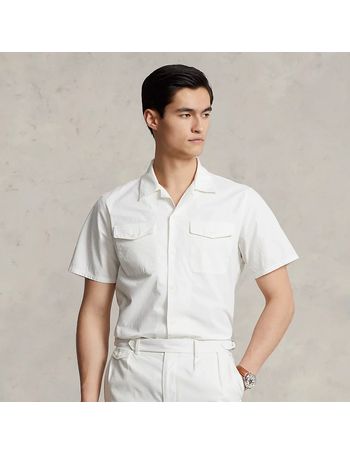 Shop Polo Ralph Lauren Men's White Linen Shirts up to 60% Off