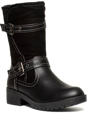 shoe zone wide calf boots