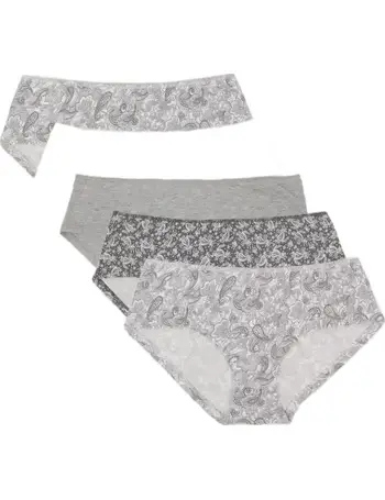 7 Pack Women'S Seamless Underwear-No Show Bikini Panties -Sexy V-Waist  Briefs-Invisibles Cheeky Undies For Ladies S-XL