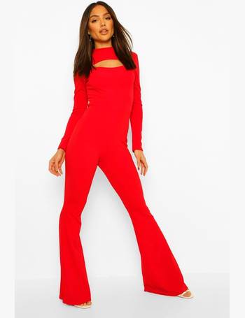 boohoo tailored wide leg jumpsuit