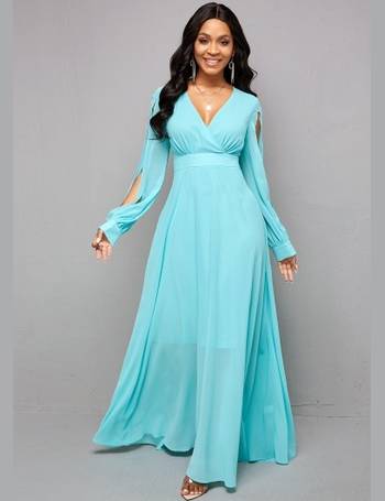 Rotita long sleeve outlet maxi dress