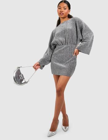 Disc Sequin Oversized T-Shirt Party Dress