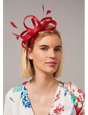 phase eight red fascinator