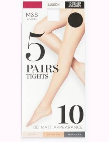 10 Denier Illusions Tights - Pack Of 2