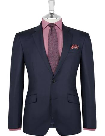 tm lewin navy suit