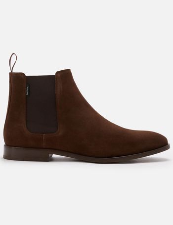 paul smith mens suede chelsea boots