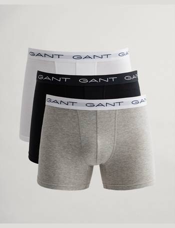 GANT 2-Pack Rugby A Righe Boys Boxer Trunks Gift Set Borgogna/Blu Marino 