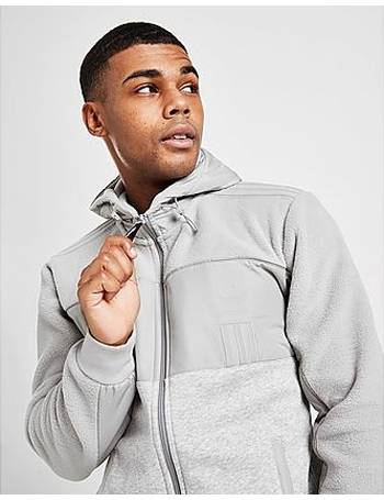 Adidas originals id96 shop full zip hoodie grey