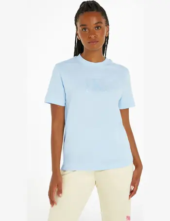 Shop Women's Calvin Klein Logo T-Shirts up to 90% Off