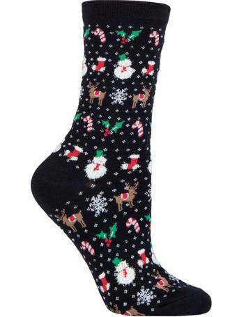 Ladies 1 Pair SockShop Christmas Novelty Socks 