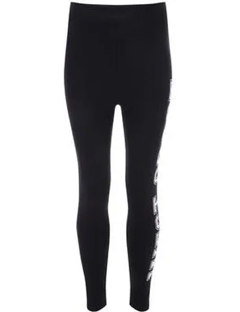 Older Girls Black Boot-Cut Leggings