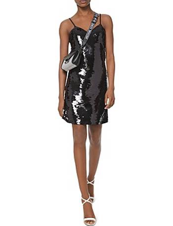 michael kors sequin slip dress