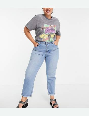 Don't Think Twice Tall DTT Tall Veron relaxed fit mom jeans in