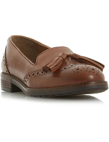 dune tan loafers