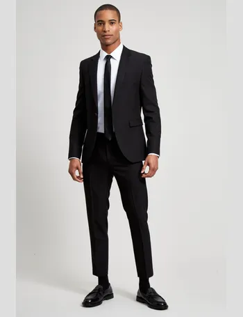 debenhams mens black suits