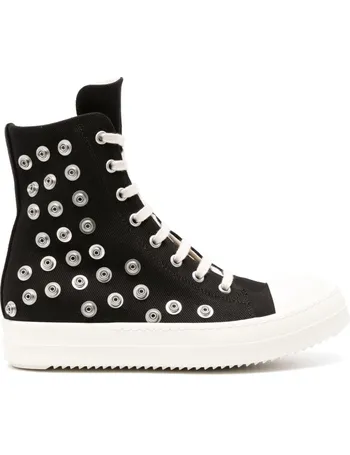 Rick Owens DRKSHDW distressed-effect lace-up high-top Sneakers - Farfetch