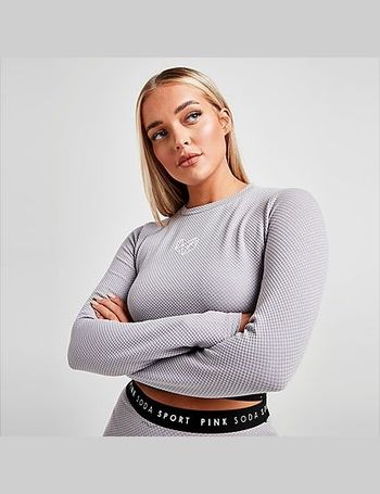 pink soda sport tape crew sweatshirt