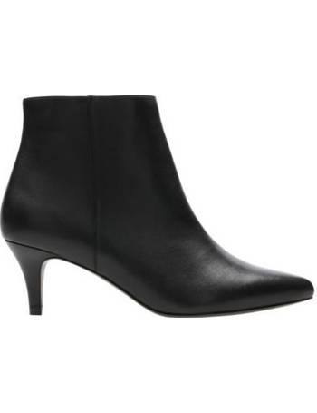 clarks kitten heel booties