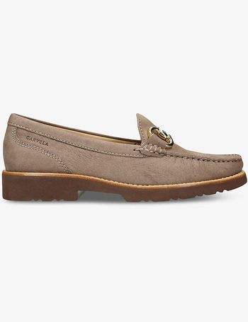 Carvela comfort clearance cally bow loafers