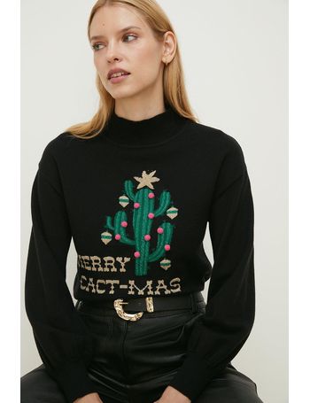 Oasis clearance reindeer jumper