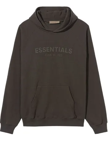 FEAR OF GOD ESSENTIALS logo-print Hoodie - Farfetch