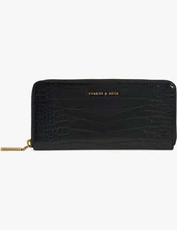 charles and keith elongated pouch wallet