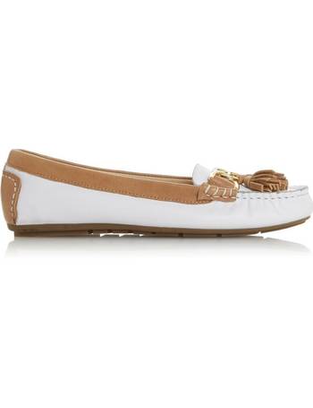 Dune geena tassel moccasin loafers hot sale