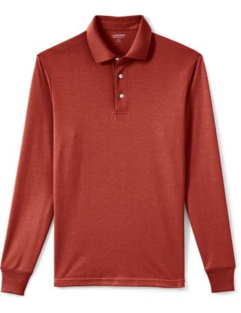 lands end mens long sleeve polo