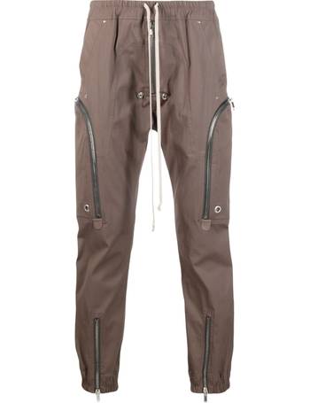 Shop Rick Owens Men's Black Cargo Trousers up to 50% Off | DealDoodle