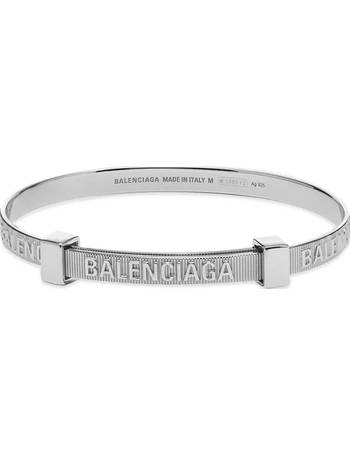 Balenciaga Studded ID Bracelet Gold  Rent Balenciaga jewelry for  45month