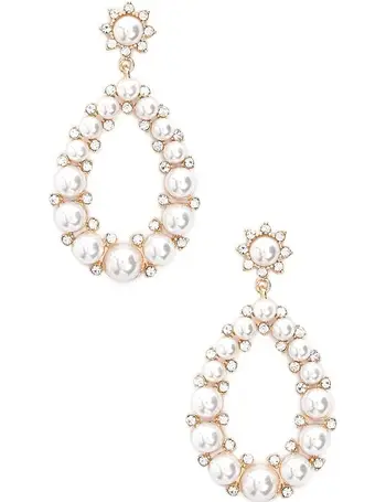 Shop Women's Forever 21 Pearl Earrings 