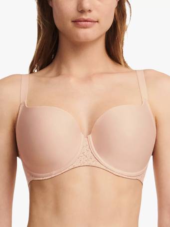 Chantelle Norah Chic Moulded Underwire Bra, Dusky Pink at John