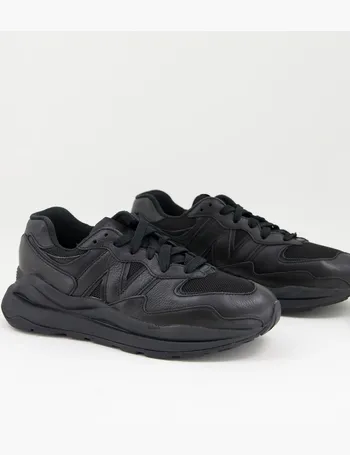 new balance hook and loop mens leather trainers