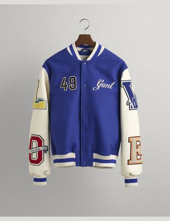 Padded Mix Varsity Jacket