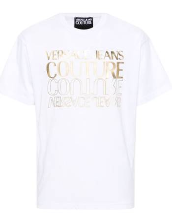 Versace Jeans Couture Barocco logo-print T-shirt - Farfetch