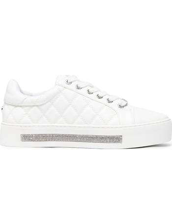 carvela jeo quilted flatform trainers