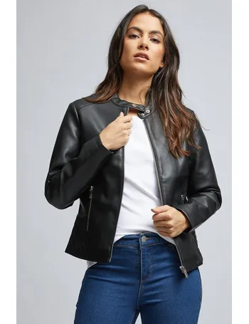 womens leather jackets dorothy perkins