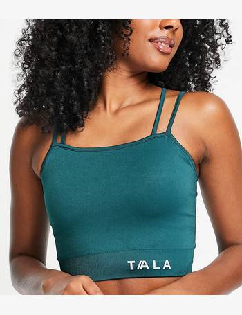 TALA Solasta medium support strappy sports bra in brown