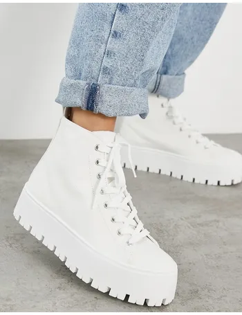 asos dewy chunky high tops